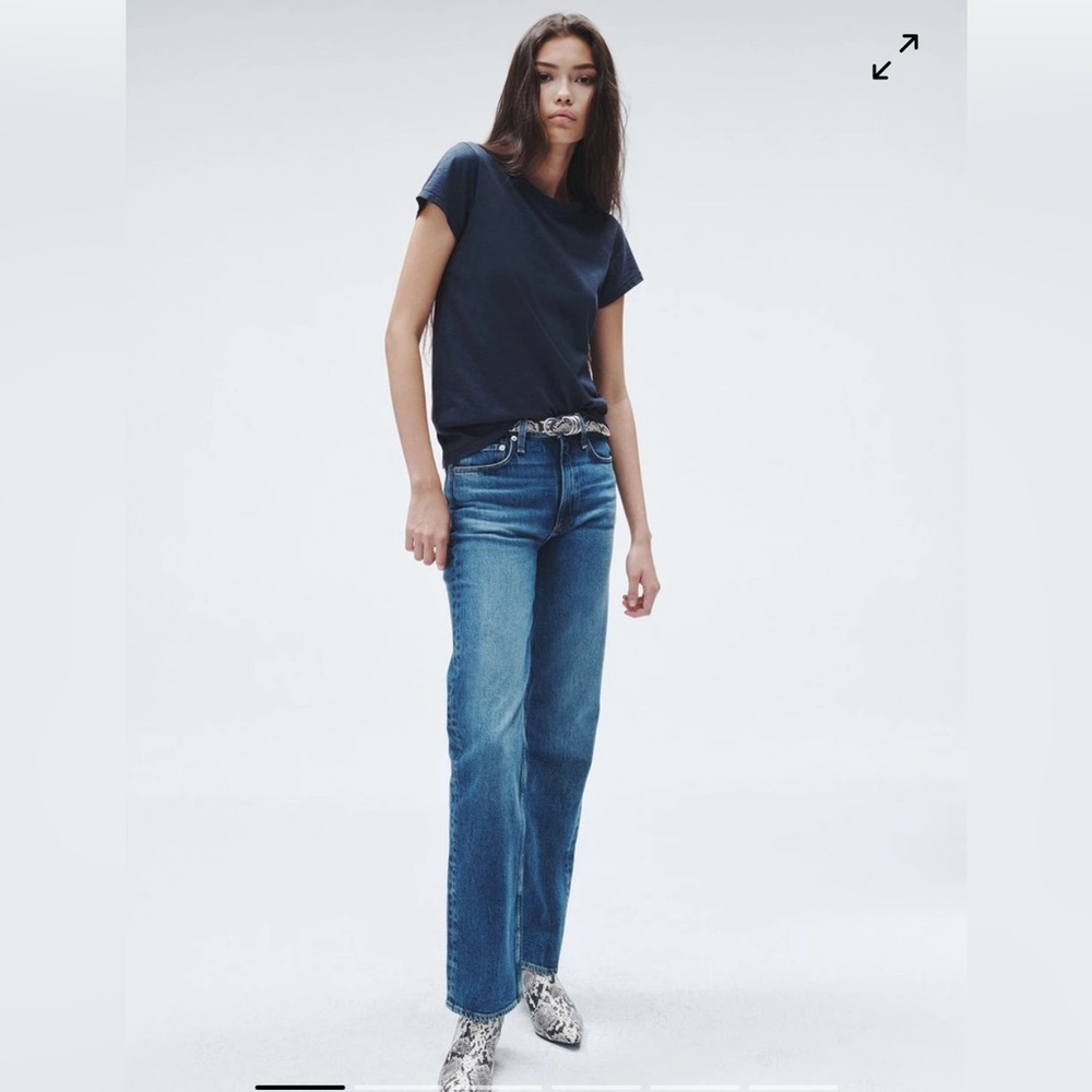 New Rag & Bone Harlow Straight Jeans Kendra